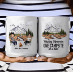 Personalized Mug – Camping Partners For Life, Adventure Couple Gift 1110570 - DiyGiftly