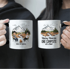 Personalized Mug – Camping Partners For Life, Adventure Couple Gift 1110570 - DiyGiftly
