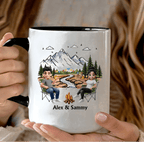 Personalized Mug – Camping Partners For Life, Adventure Couple Gift 1110570 - DiyGiftly