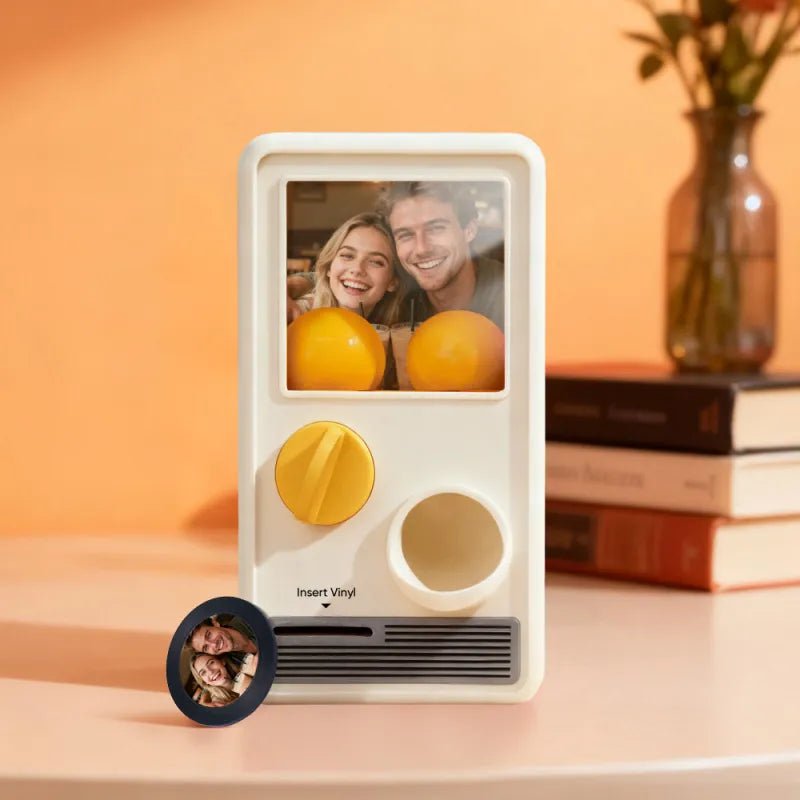 Personalized Music and Photo Music Gachapon Machine Custom Song Mini Record Box Anniversary Gift Christmas Gifts - DiyGiftly