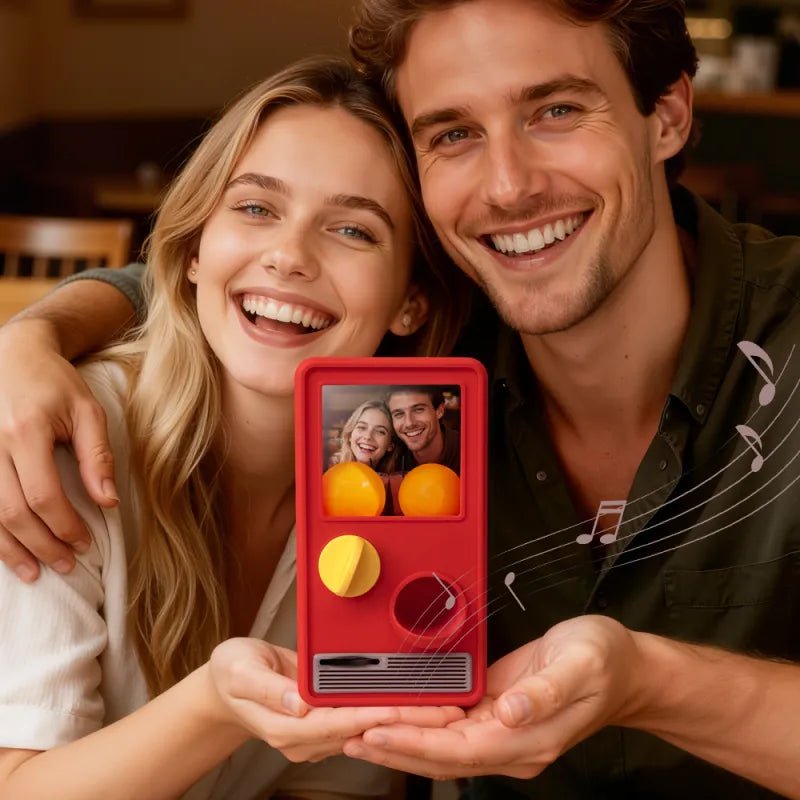 Personalized Music and Photo Music Gachapon Machine Custom Song Mini Record Box Anniversary Gift Christmas Gifts - DiyGiftly