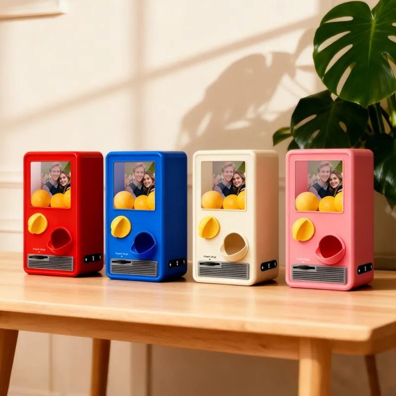 Personalized Music and Photo Music Gachapon Machine Custom Song Mini Record Box Anniversary Gift Christmas Gifts - DiyGiftly