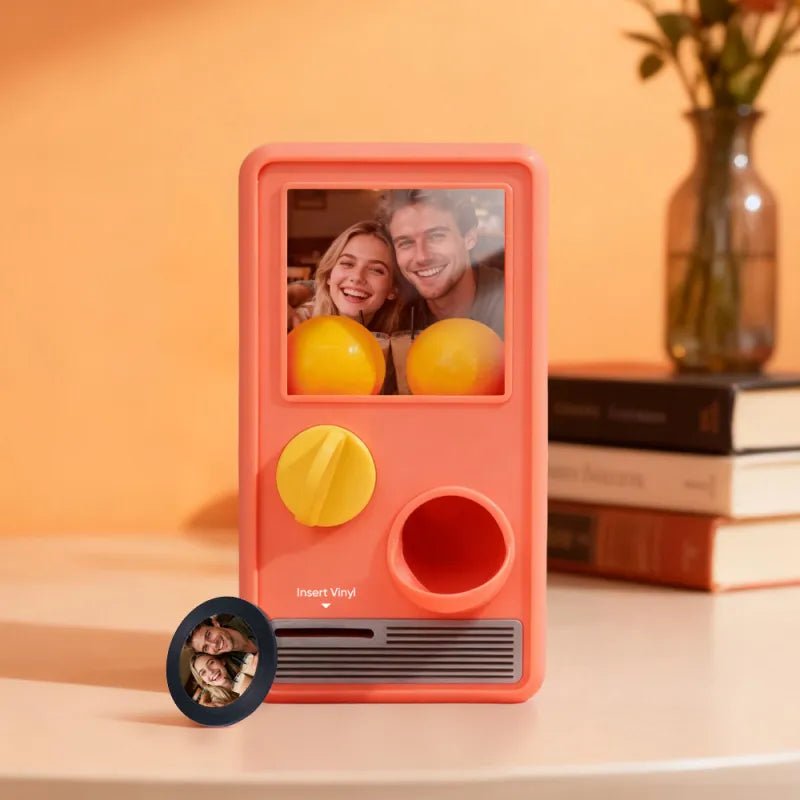 Personalized Music and Photo Music Gachapon Machine Custom Song Mini Record Box Anniversary Gift Christmas Gifts - DiyGiftly