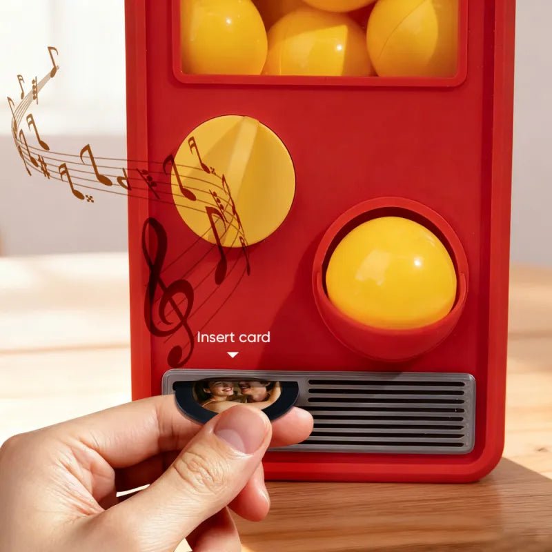 Personalized Music and Photo Music Gachapon Machine Custom Song Mini Record Box Anniversary Gift Christmas Gifts - DiyGiftly