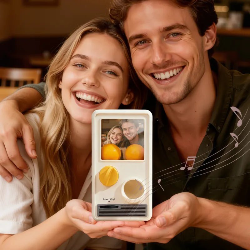 Personalized Music and Photo Music Gachapon Machine Custom Song Mini Record Box Anniversary Gift Christmas Gifts - DiyGiftly