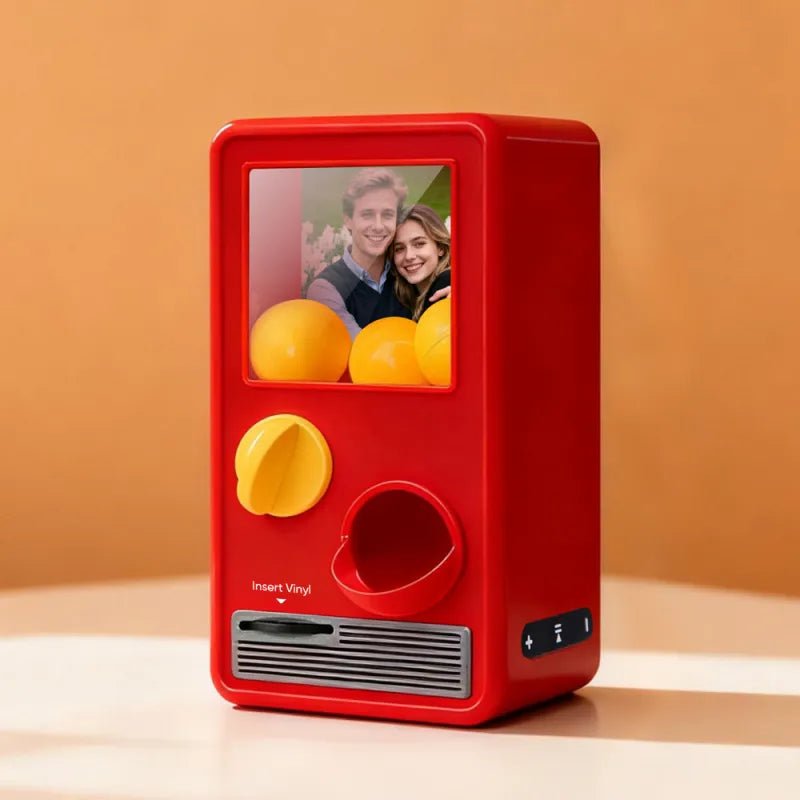 Personalized Music and Photo Music Gachapon Machine Custom Song Mini Record Box Anniversary Gift Christmas Gifts - DiyGiftly