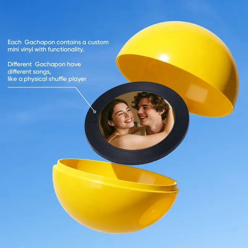 Personalized Music and Photo Music Gachapon Machine Custom Song Mini Record Box Anniversary Gift Christmas Gifts - DiyGiftly