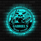 Personalized Music Room Metal Sign – Custom Drummer & Guitar Instrument Wall Art, Unique Decor for Musicians 9436544 - DiyGiftly