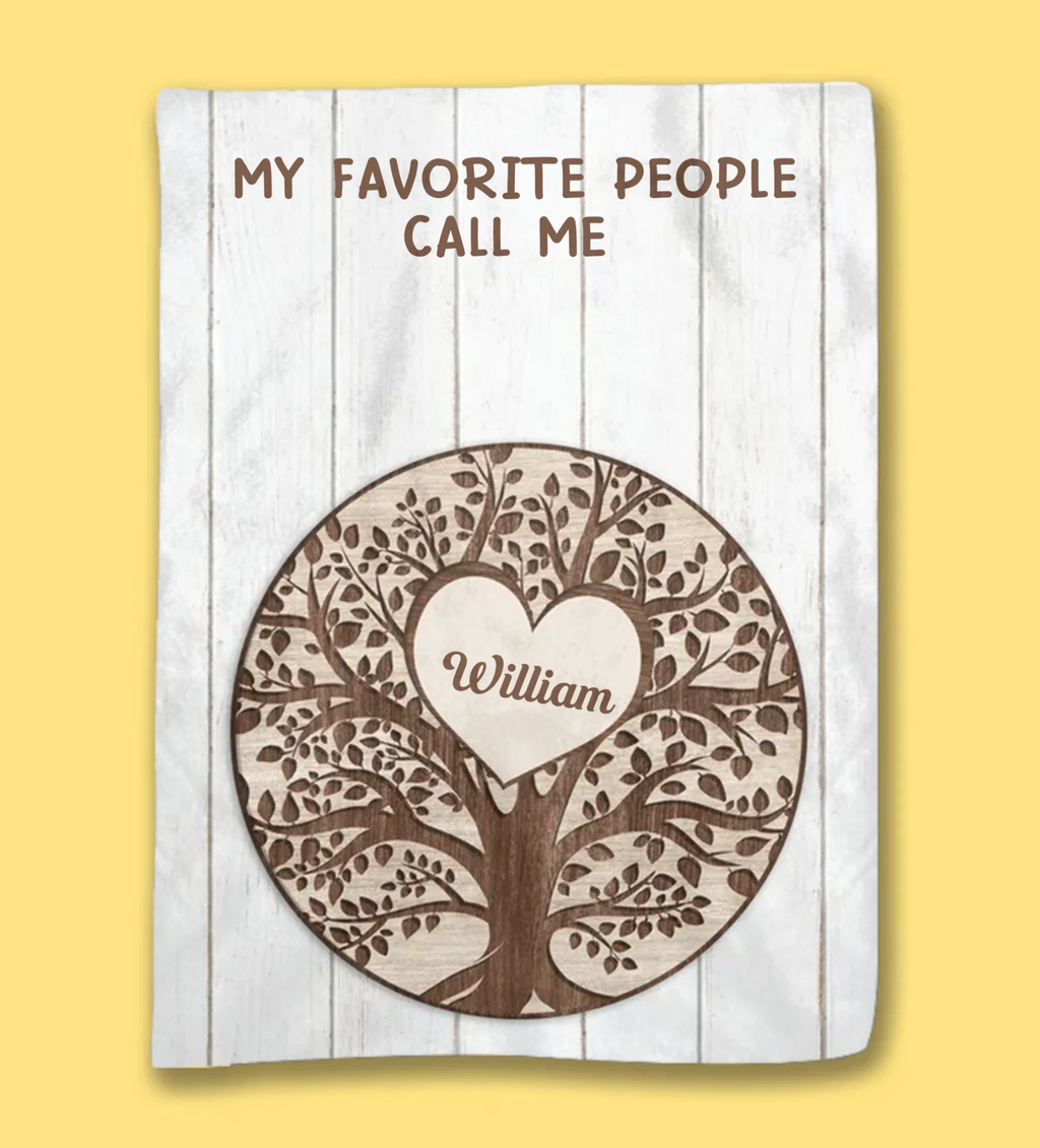 Personalized My Favorite People Blanket 733618 - DiyGiftly