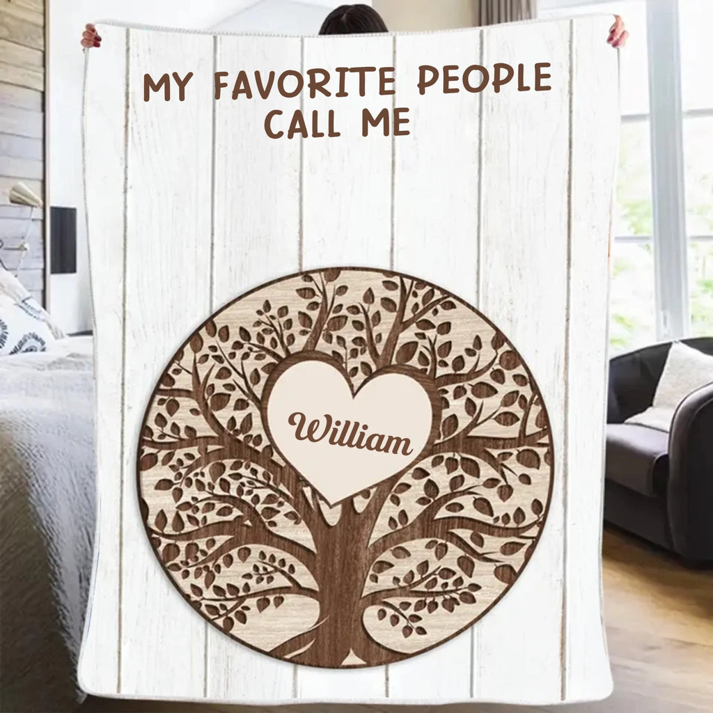 Personalized My Favorite People Blanket 733618 - DiyGiftly