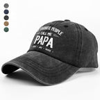 Personalized "My Favorite People Call Me Daddy" Vintage Washed Denim Baseball Cap – Custom Dad Hat Gift for Father’s Day, Birthday, Grandpa, Husband 61346304 - DiyGiftly