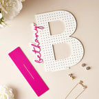 gifts for wife Heartfelt Surprise - Unique Memento - Name Acrylic Earring Holder Custom Jewelry Display Organizer Gift for He