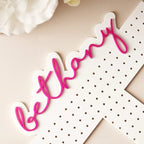 gifts for wife Heartfelt Surprise - Unique Memento - Name Acrylic Earring Holder Custom Jewelry Display Organizer Gift for He