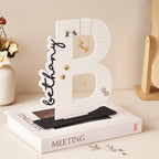 gifts for wife Heartfelt Surprise - Unique Memento - Name Acrylic Earring Holder Custom Jewelry Display Organizer Gift for He