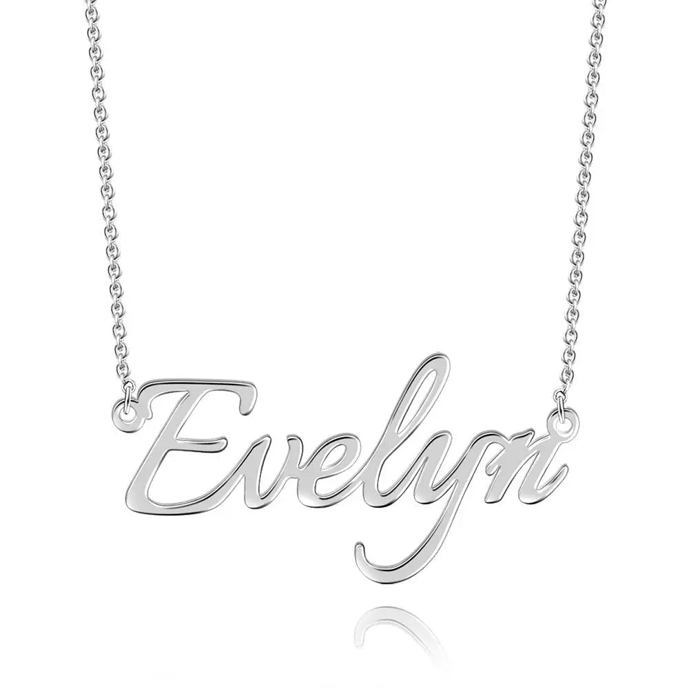 necklace custom name gift for daughter birthday gift display