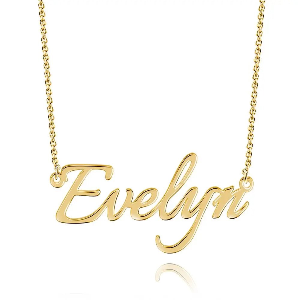 necklace gift for daughter custom name birthday close up