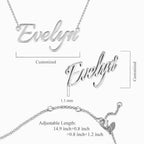 custom name necklace gift for daughter birthday lifestyle view