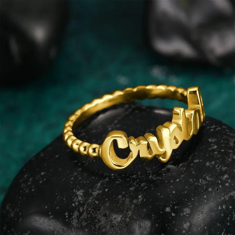 gifts for wife Heartfelt Surprise - Heartfelt Gift - Name Ring Custom Name Jewelry for Women Valentines Gift - gifts for wife