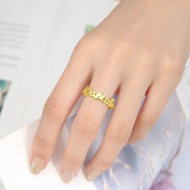 gifts for wife Heartfelt Surprise - Heartfelt Gift - Name Ring Custom Name Jewelry for Women Valentines Gift - gifts for wife