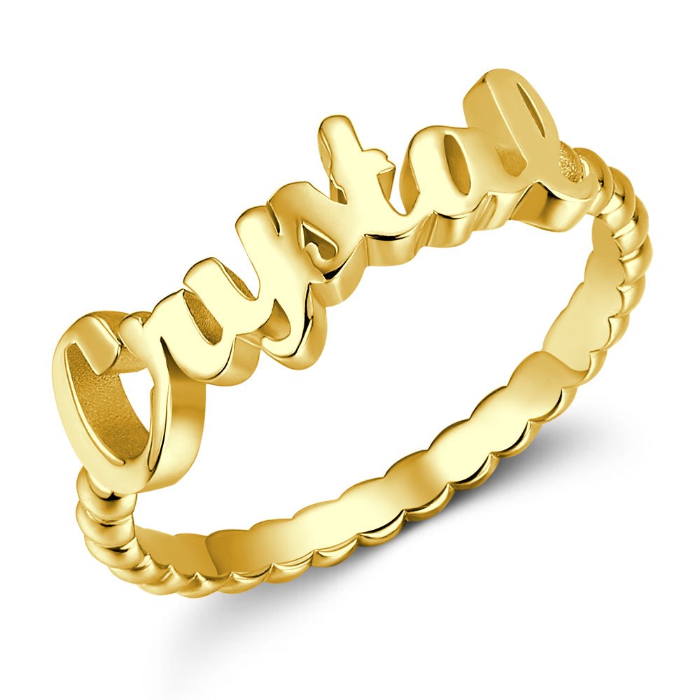 gifts for wife Heartfelt Surprise - Heartfelt Gift - Name Ring Custom Name Jewelry for Women Valentines Gift - gifts for wife
