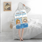 Personalized Oversized Blanket Hoodie, Cozy Cuddling Hoodie for Couples, Custom Hoodie Blanket Gift, Warm Wearable Blanket for Home, Couch & Movie Nights, Anniversary or Holiday Gift 1080975 - DiyGiftly