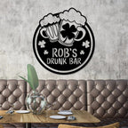 Personalized Patricks Day Drunken Bar Metal LED Light Custom Pub Party Decoration Gift 63624704 - DiyGiftly