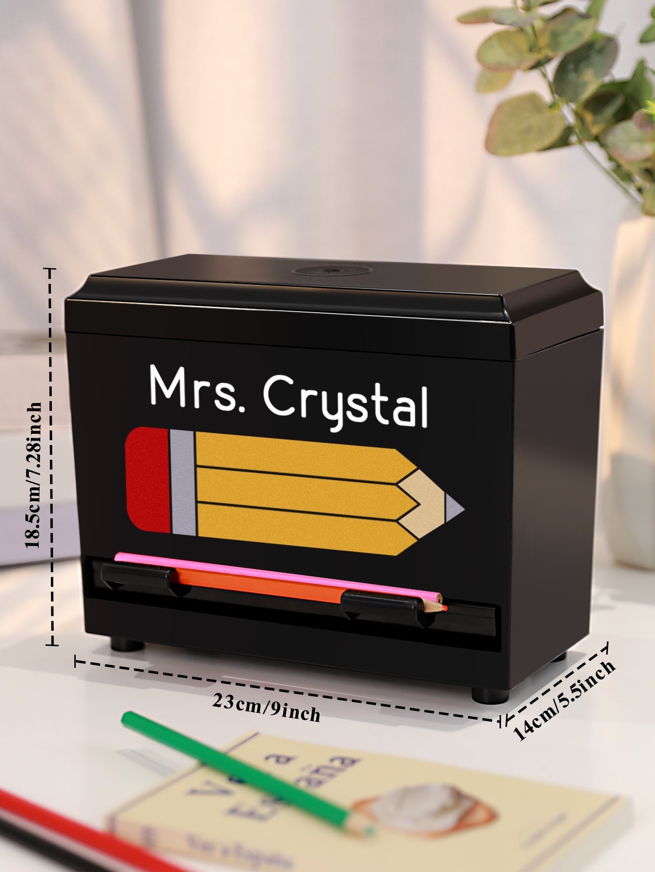 Personalized Pencil Dispenser with Name Pencil Cases Appreciation Gift for Teacher - DiyGiftly