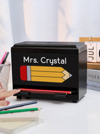 Personalized Pencil Dispenser with Name Pencil Cases Appreciation Gift for Teacher - DiyGiftly