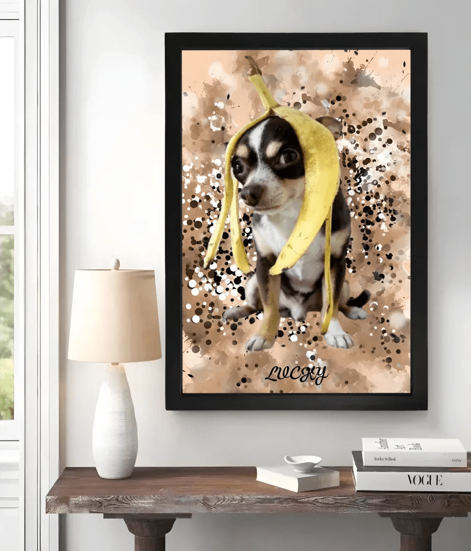 Personalized Pet Art - Keep it as a souvenir - canvas 733390 - 733411 - DiyGiftly