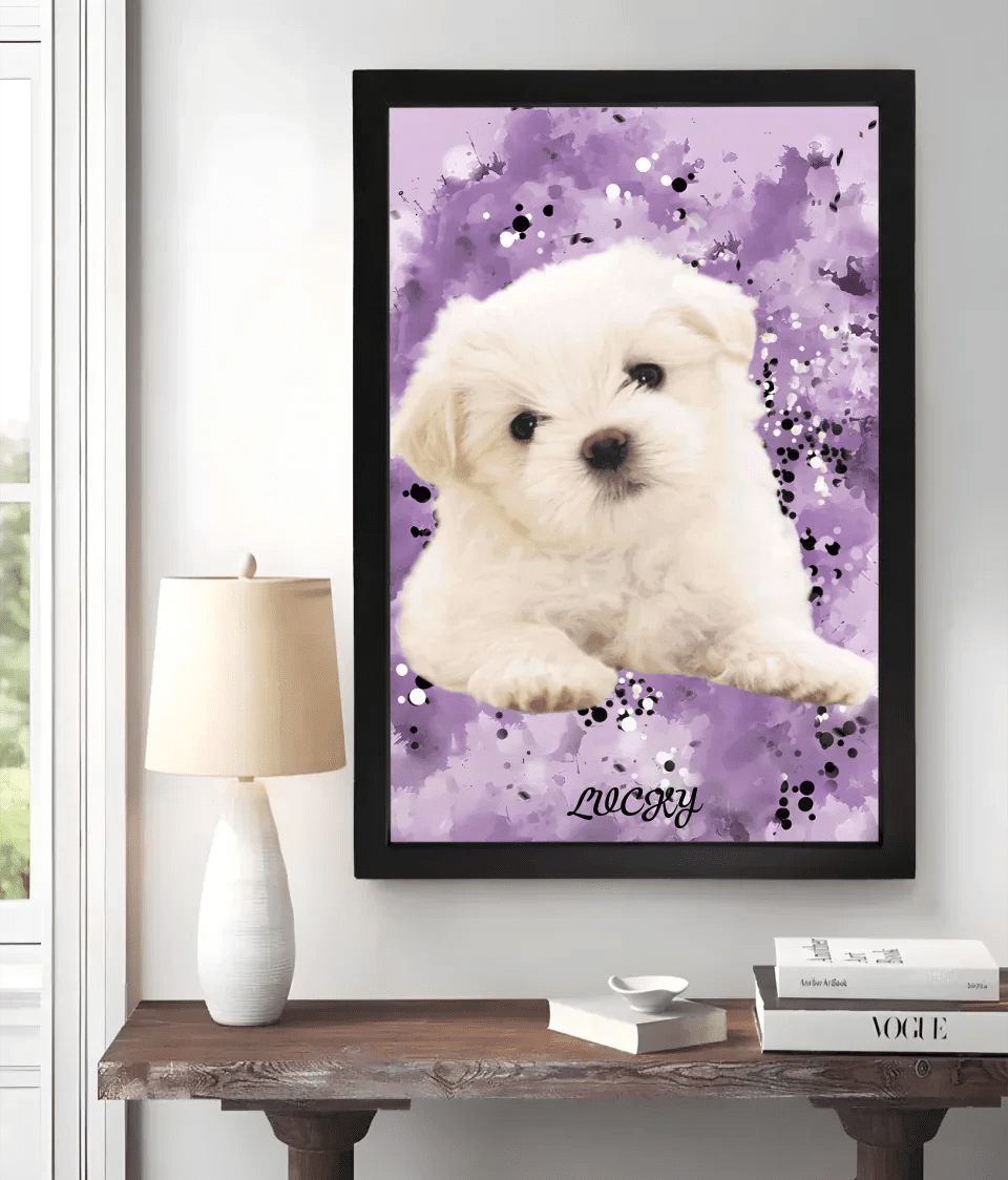 Personalized Pet Art - Keep it as a souvenir - canvas 733390 - 733411 - DiyGiftly