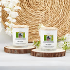 Custom Cat Portrait Memorial Candle Cat Gifts for Quiet Evening Comfort Scented Candle Glass with lid