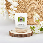 Scented Candle Ceramic no lid Memorial Candle Comforting Candlelight Glow Comfort Sympathy Gift for Loss of Dog