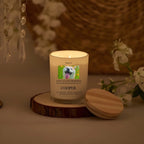 Scented Candle Ceramic no lid Memorial Candle Personalized Photo Comfort Sympathy Gift for Loss of Dog