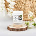 Scented Candle Ceramic no lid Personalized Design Memorial Candle Comforting Candlelight Glow
