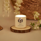 Scented Candle Ceramic no lid Memorial Candle Comfort Sympathy Gift for Loss of Dog Soy Wax