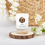 Memorial Candle Personalized Photo Comfort Sympathy Gift for Loss of Dog Scented Candle Ceramic no lid