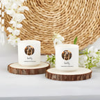 Memorial Candle Soy Wax Personalized Photo Comfort Sympathy Gift for Loss of Dog Scented Candle Glass with lid