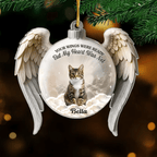 Personalized Pet Memorial Ornament – “My Angel With Fur” Photo Keepsake 1060538 - DiyGiftly