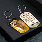personalized photo or name loss of dog gift keychain everyday keepsake main view