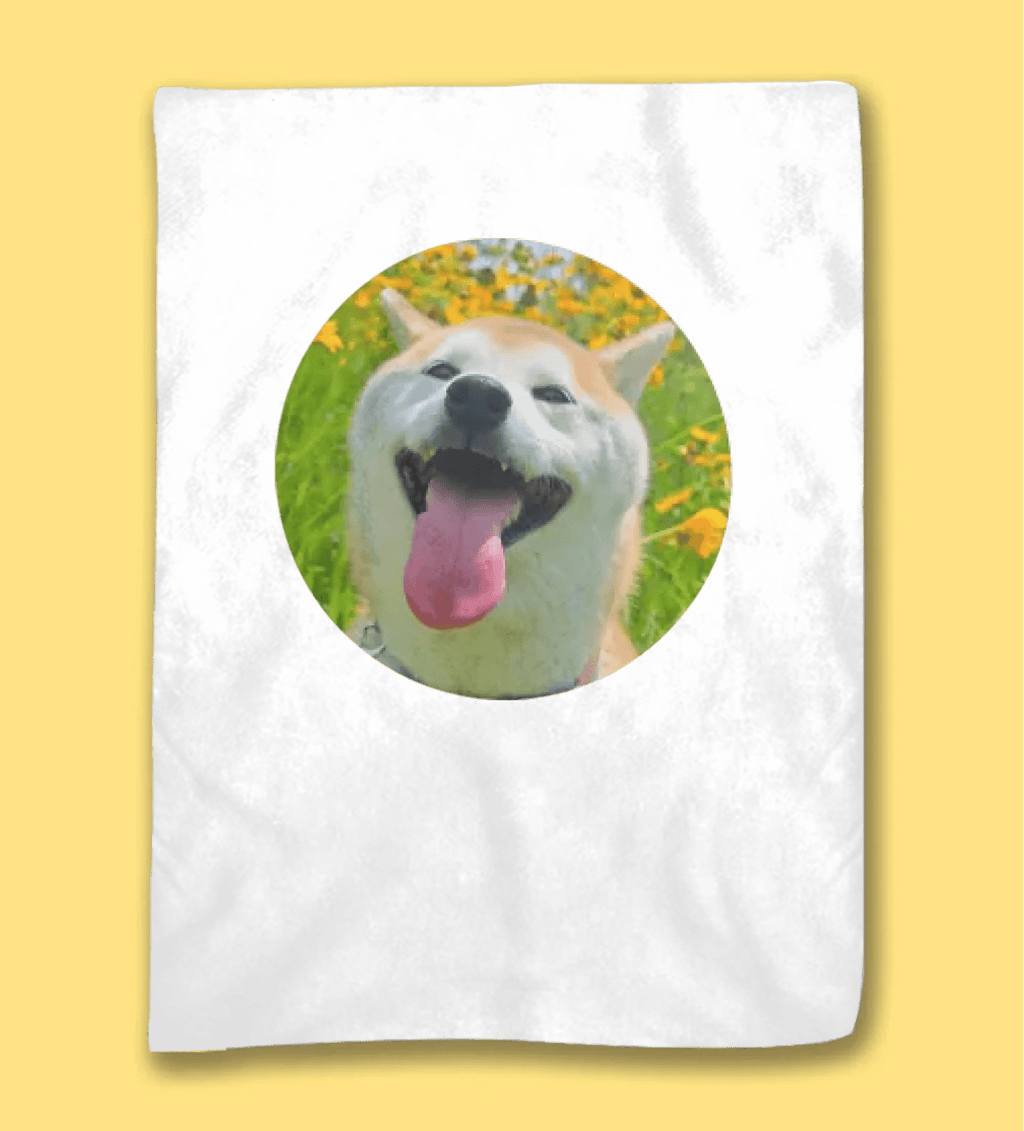 Personalized Pet Photo Paw Print Soft Throw Blanket – Custom Name & Text Home Decor, Perfect Birthday or Memorial Gift for Pet Owners, Lovers, and Families – A Heartfelt Keepsake for Your Beloved Pet 1109065 - DiyGiftly