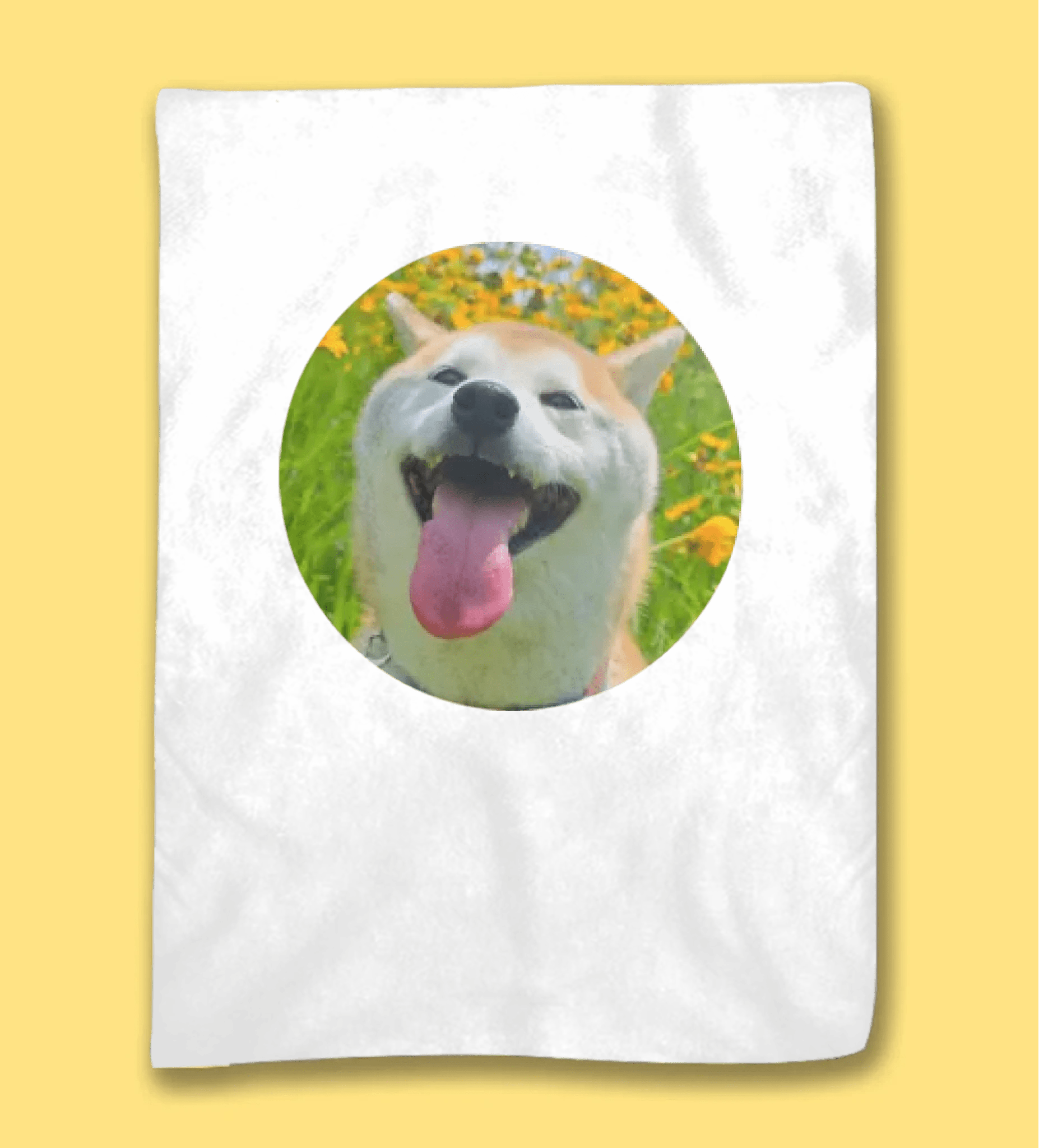 Personalized Pet Photo Paw Print Soft Throw Blanket – Custom Name & Text Home Decor, Perfect Birthday or Memorial Gift for Pet Owners, Lovers, and Families – A Heartfelt Keepsake for Your Beloved Pet 1109065 - DiyGiftly