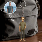 Cartoon Style Button Eye Figure Acrylic Keychain Bag Charm Unique Keepsake Girlfriend Product for girlfriend personalized
