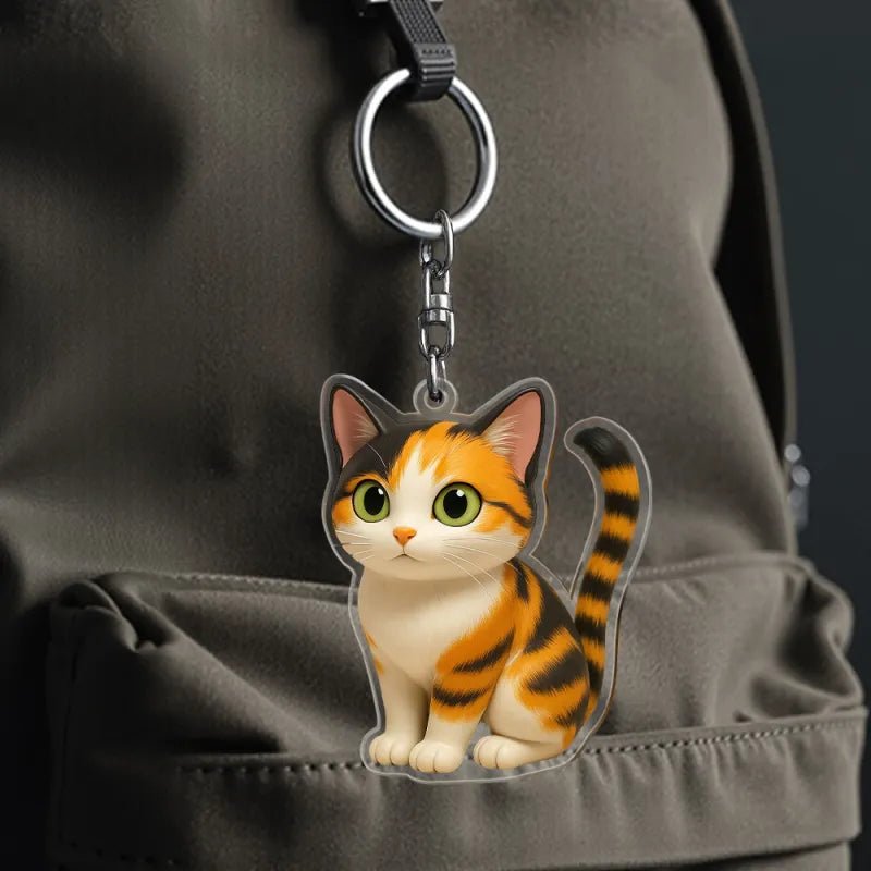 Cartoon Style Figure Acrylic Keychain Bag Charm Unique Keepsake Girlfriend Anniversary Birthday Gift Product for