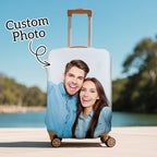 Personalized Photo Luggage Cover – Custom Travel Accessories - DiyGiftly