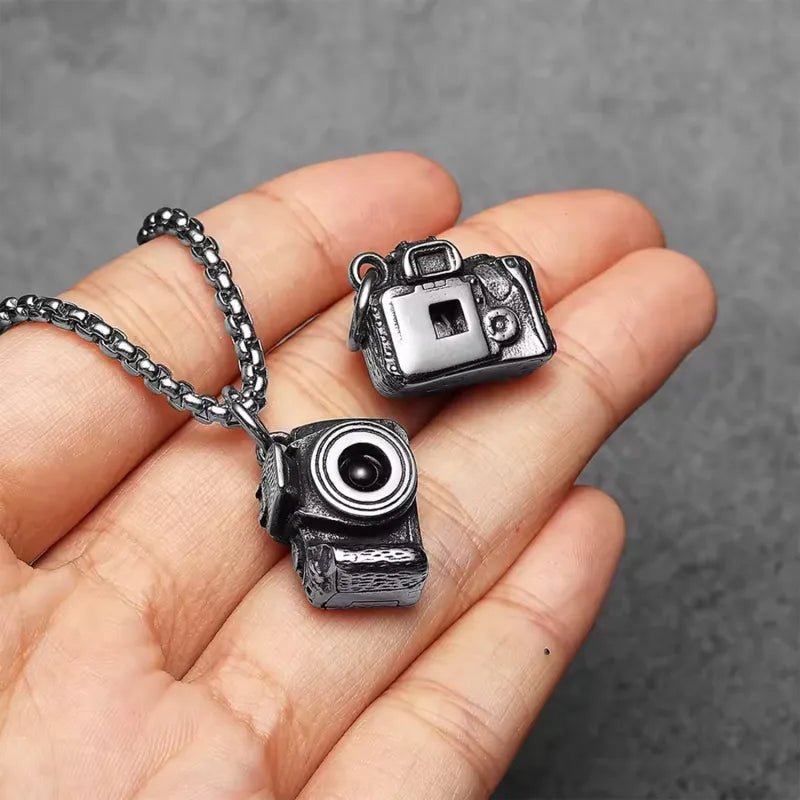 Personalized Photo Necklace Projection Gem Camera Necklace Anniversary Gifts for Him - DiyGiftly