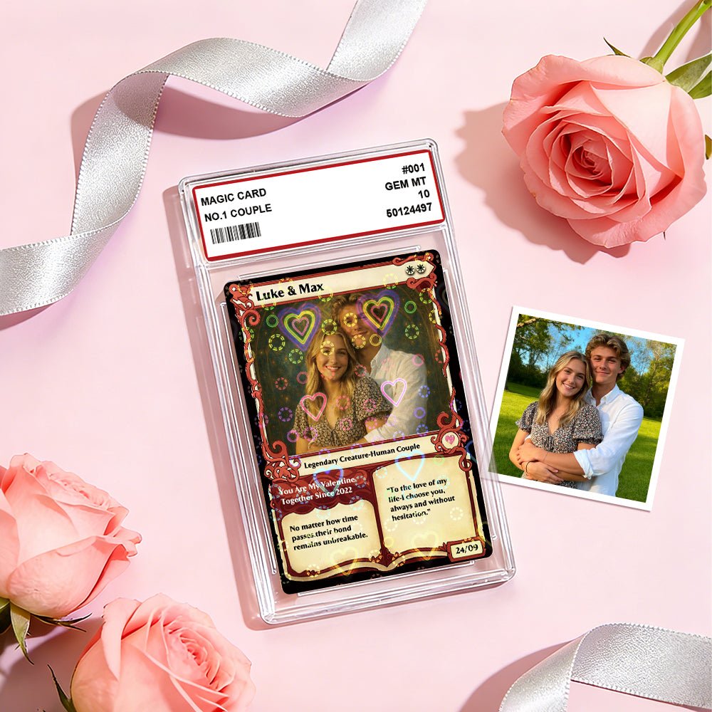 personalized photo scannable ar 3d card heart theme design gift for boyfriend