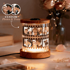 Personalized Photo & Text Film Reel Night Light – Custom Valentine’s Day Gift - DiyGiftly