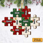 Personalized Pieces Of Our Family Ornament 685008 - DiyGiftly