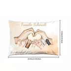 Personalized Pillow "Family Happiness" 722925 - B - DiyGiftly