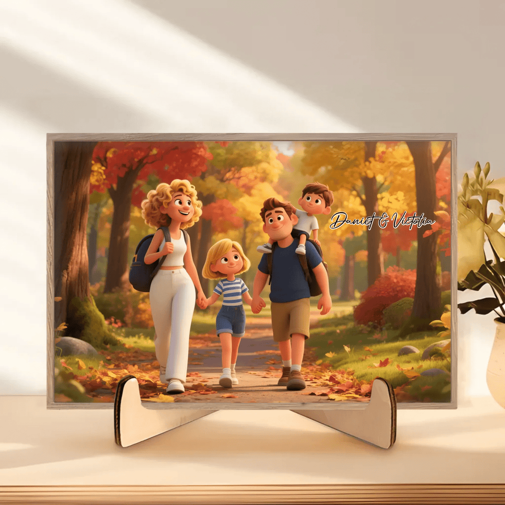 Personalized Pixar - Style Couples Illustration – Custom Cartoon Portrait from Photo as Digital Download, Wall Art, Pillow, Mug, Blanket, Beach Towel, Keychain, Desk Sign & More 1062402 - DiyGiftly